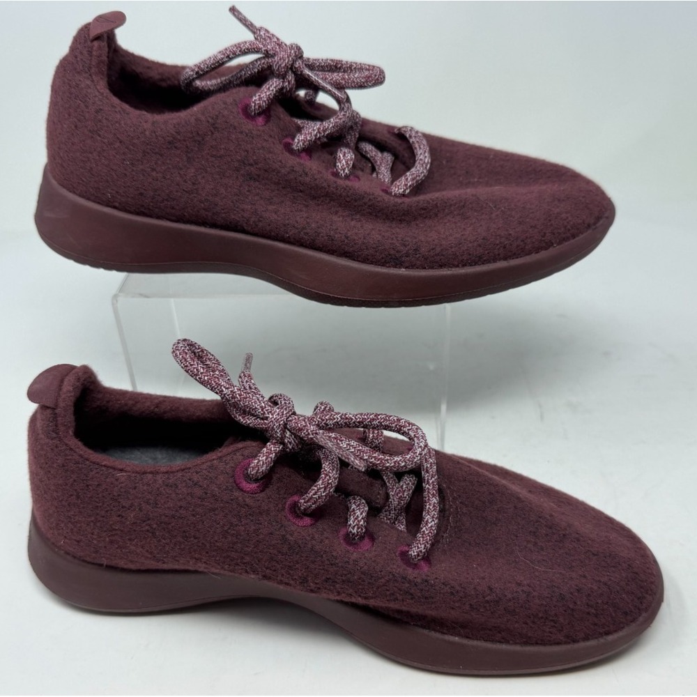 Allbirds Wool Runners Women's 7 Burgundy Merino Wool Sneakers WRW7